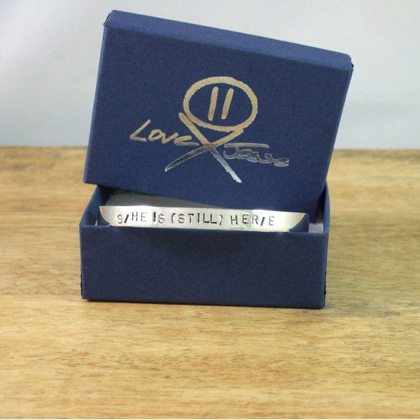 S/HE IS (STILL) HER/E Limited Editions numbered bracelets in Sterling Silver