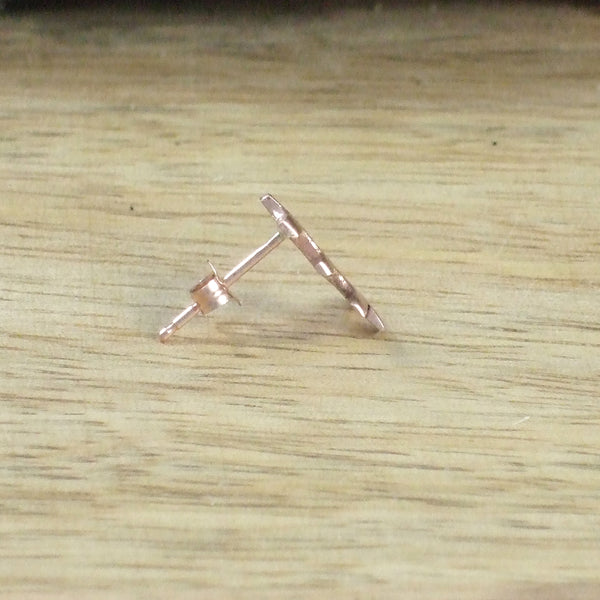 Tiny Psychic Cross Earrings