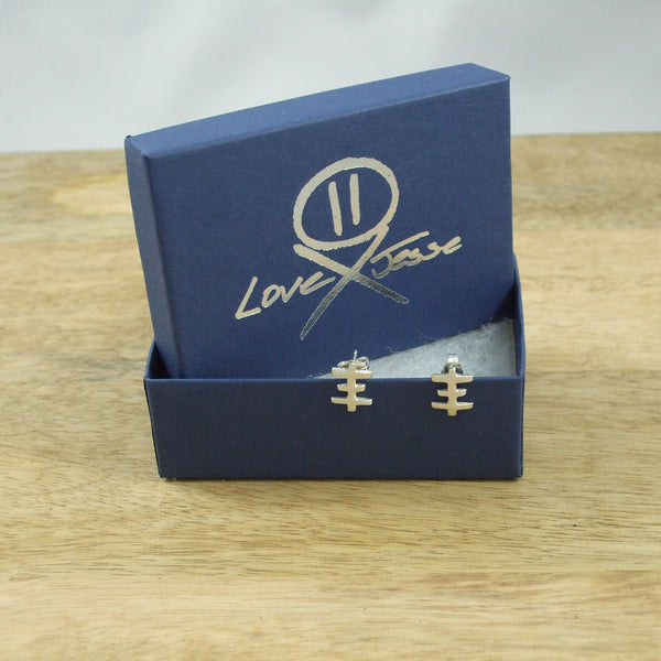 Tiny Psychic Cross Earrings