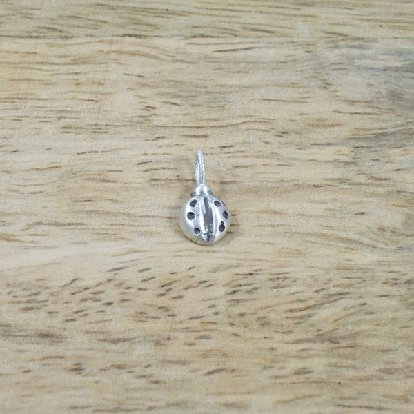 Pequeño Ladybug Pendant with Chain
