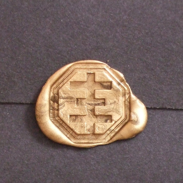 Psychic Cross Signet Ring in Sterling Silver