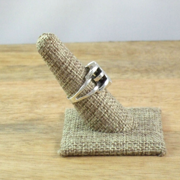 One True TOPI Tribe Left Hand Pinkie Ring in Recycled Sterling Silver