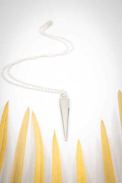 Limited Edition SPIKE Necklace cast in eco-friendly Sterling silver