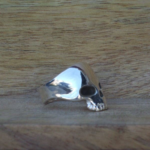 Large Sterling Silver Skull Ring