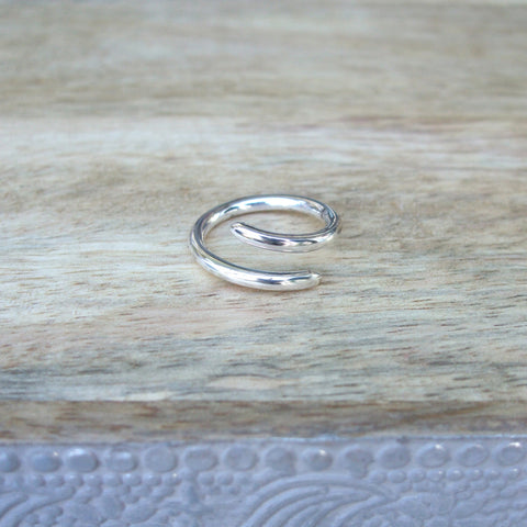 Sterling Silver Single Coil Ring