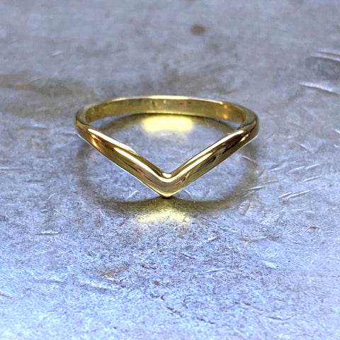 Chevron Wedding Band - Please email for current pricing